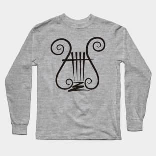 Black Lyre Long Sleeve T-Shirt